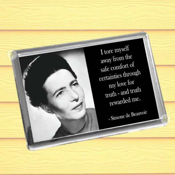 Simone De Beauvoir Fridge Magnet